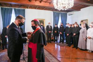 [VIDEO] Prezydent odznaczył arcybiskupa Jana Romeo Pawłowskiego