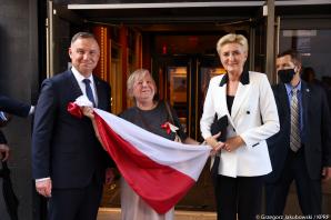 [VIDEO] Nowy Jork. Para Prezydencka odwiedziła weteranów